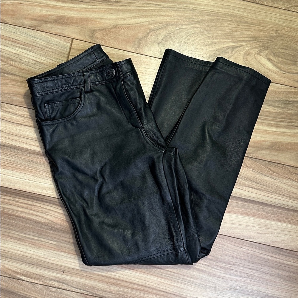 Rampage Black Leather Pants